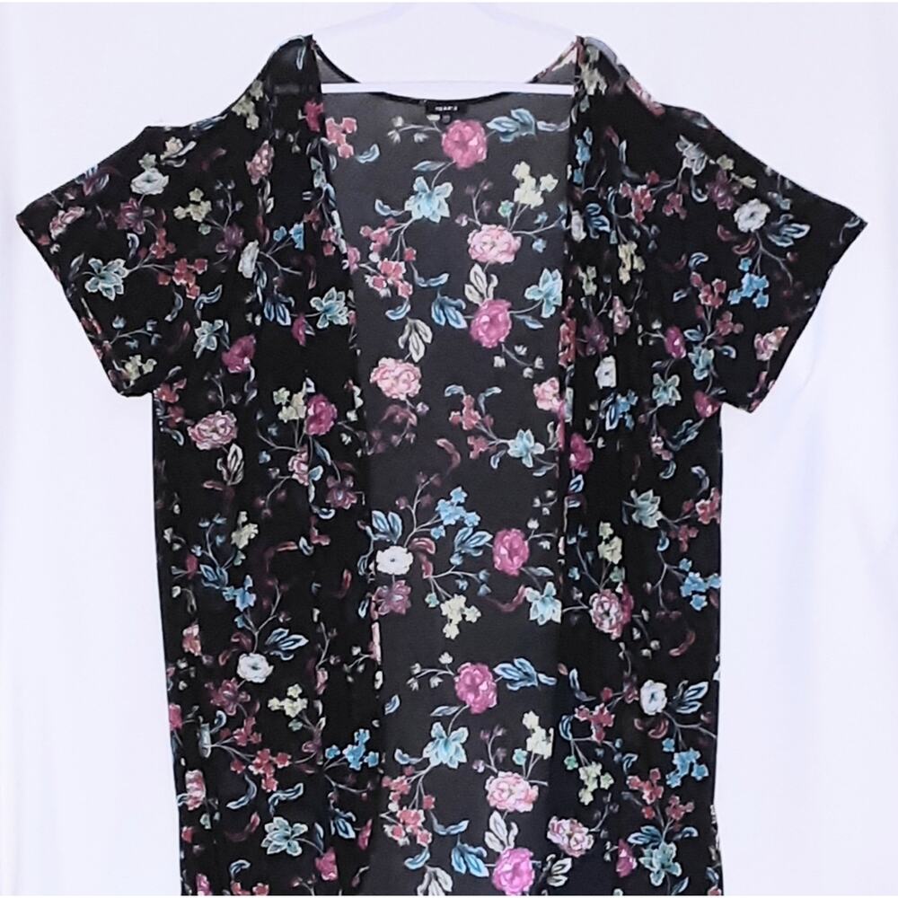💎Torrid Plus Sheer Floral Maxi Dress Cover Up Size 4 Boho Beach Lightweight